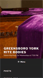 Mobile Screenshot of greensboroyorkrite.org