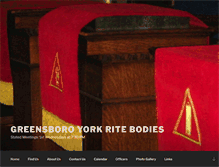 Tablet Screenshot of greensboroyorkrite.org